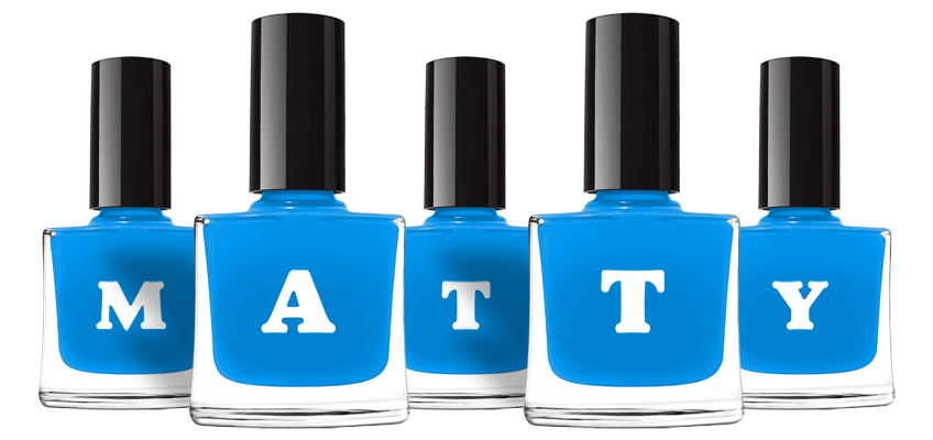 Matty glossy logo