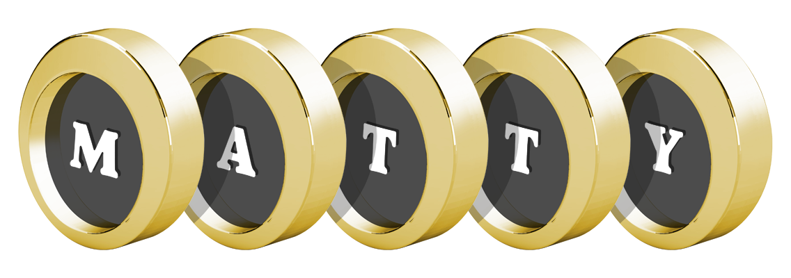 Matty gold logo