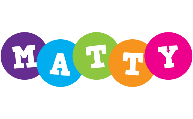 Matty happy logo