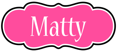 Matty invitation logo