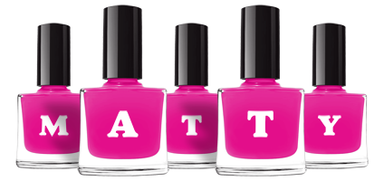 Matty nails logo