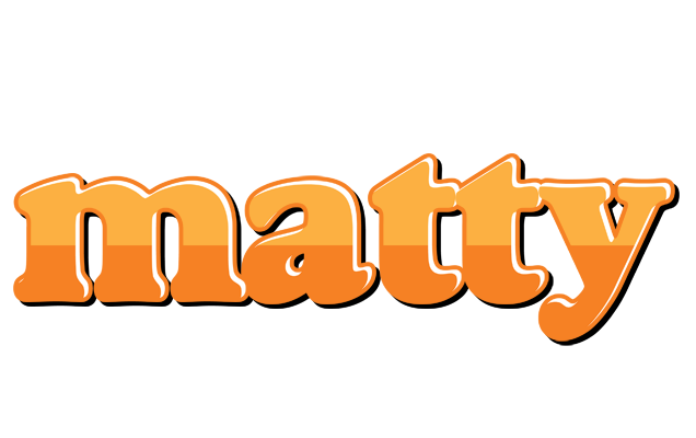 Matty orange logo