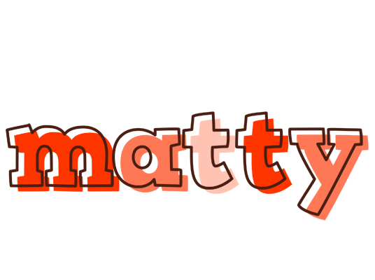 Matty paint logo