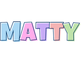 Matty pastel logo