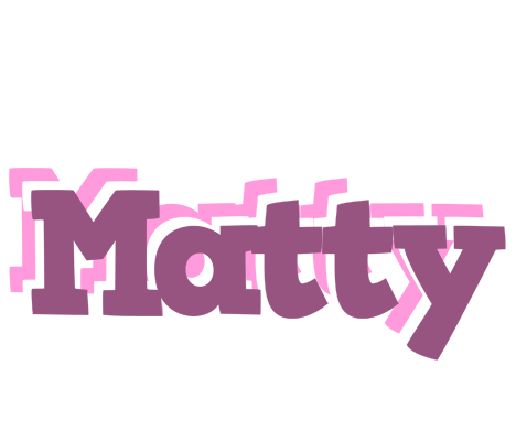 Matty relaxing logo