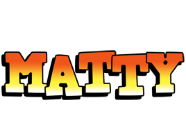 Matty sunset logo