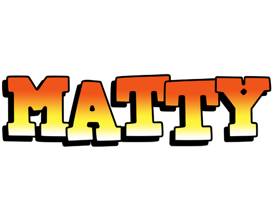 Matty sunset logo