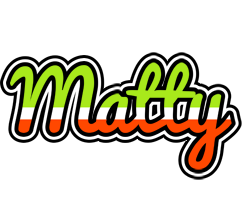 Matty superfun logo