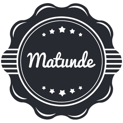 Matunde badge logo