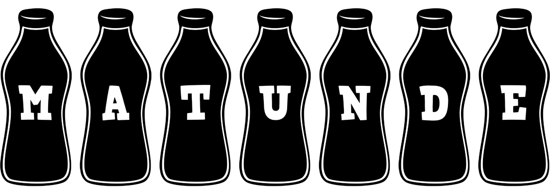 Matunde bottle logo