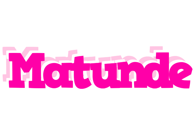 Matunde dancing logo