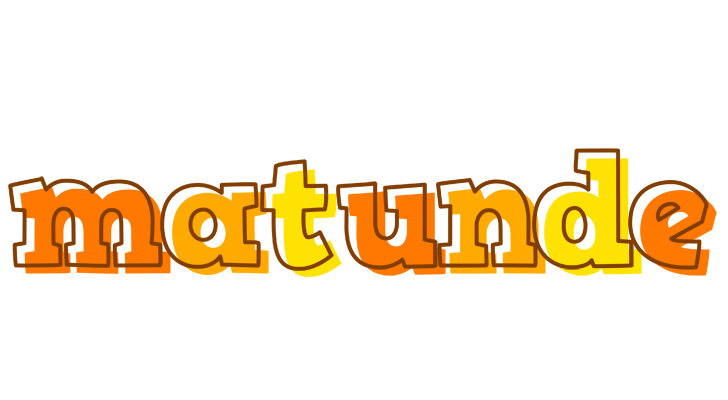 Matunde desert logo