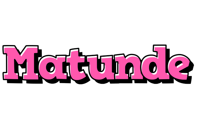 Matunde girlish logo