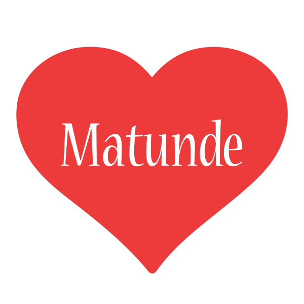 Matunde love logo
