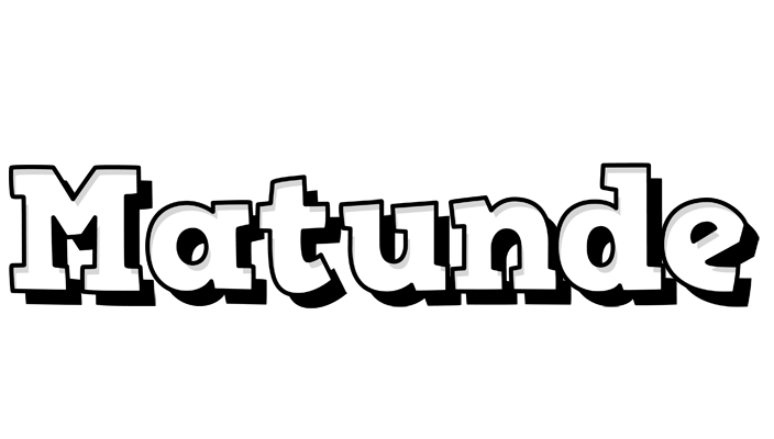 Matunde snowing logo