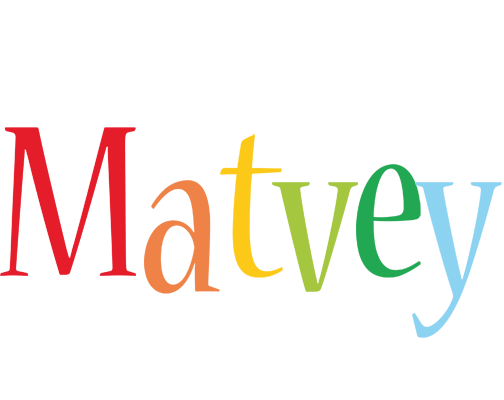 Matvey birthday logo