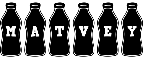 Matvey bottle logo