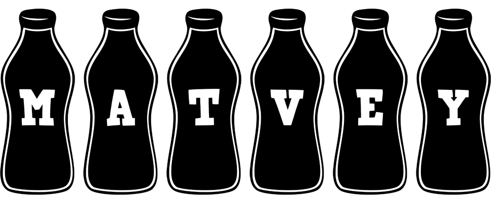 Matvey bottle logo