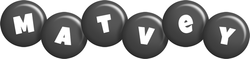 Matvey candy-black logo