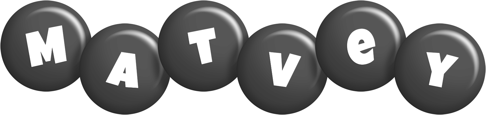 Matvey candy-black logo