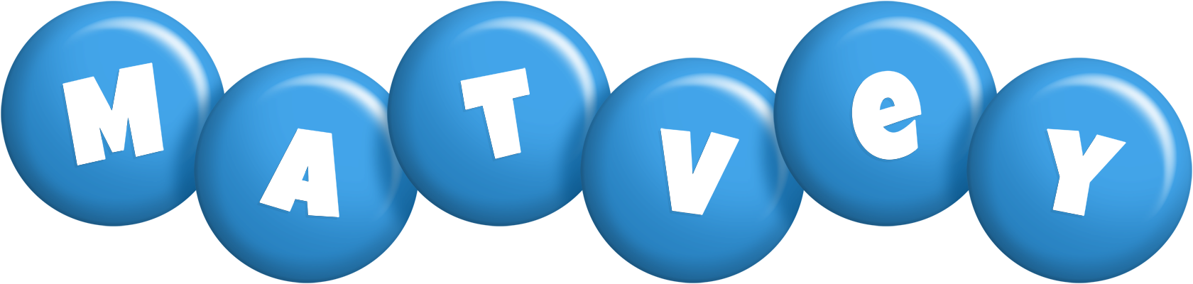 Matvey candy-blue logo