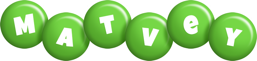 Matvey candy-green logo