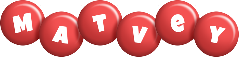 Matvey candy-red logo