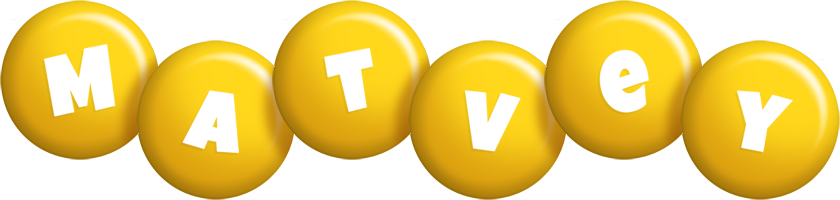 Matvey candy-yellow logo
