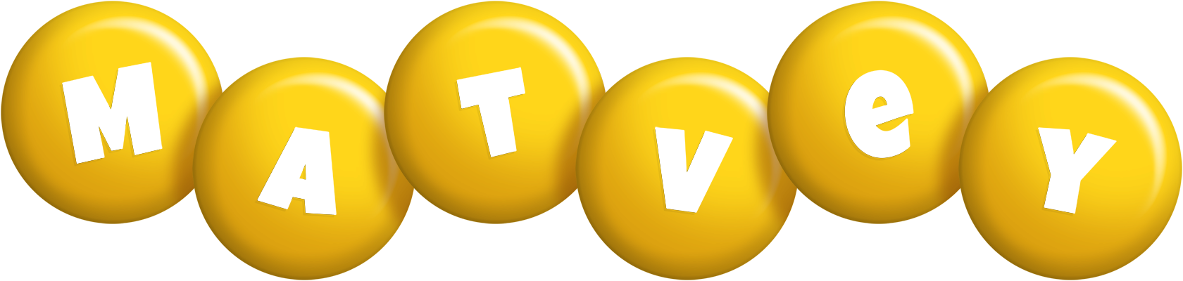 Matvey candy-yellow logo