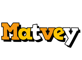 Matvey cartoon logo