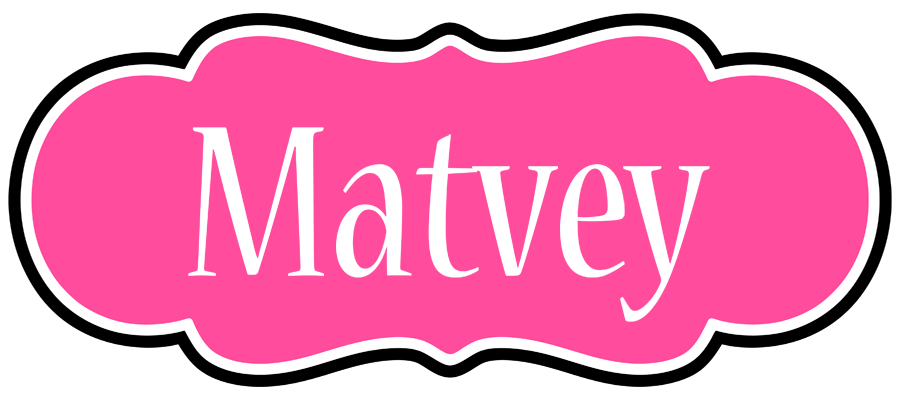 Matvey invitation logo