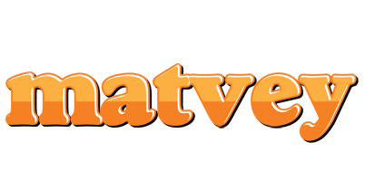 Matvey orange logo