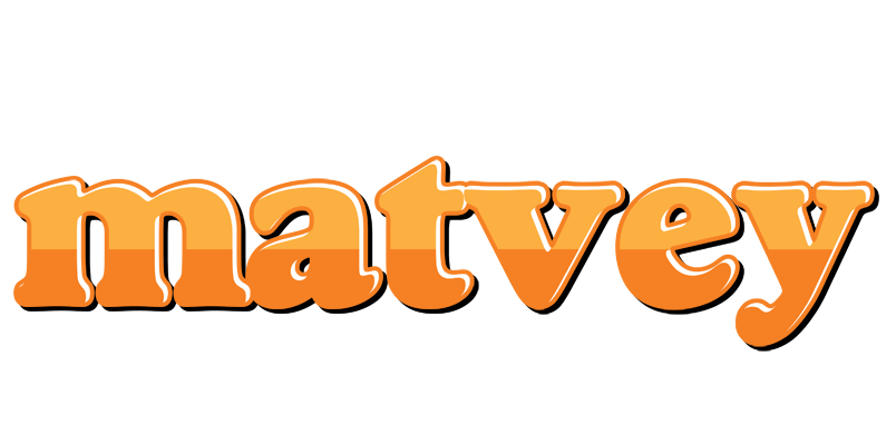 Matvey orange logo
