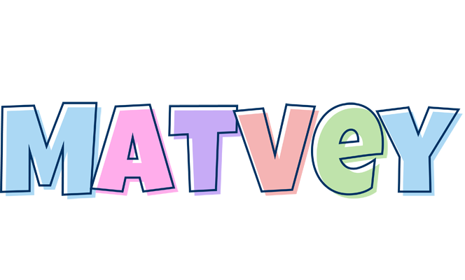 Matvey pastel logo