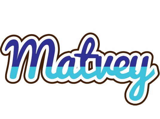 Matvey raining logo