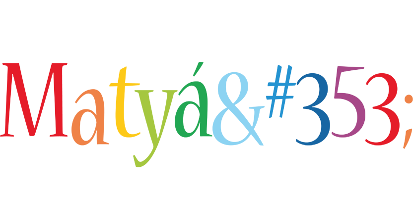 Matyáš birthday logo