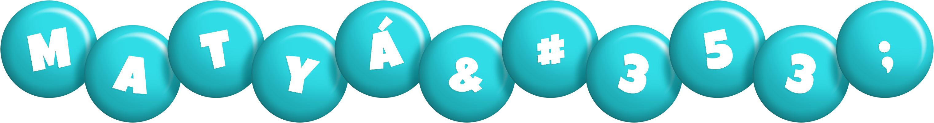 Matyáš candy-azur logo