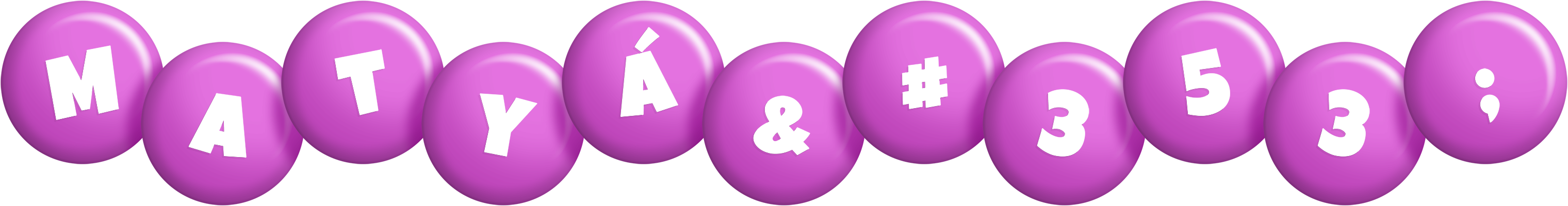 Matyáš candy-purple logo