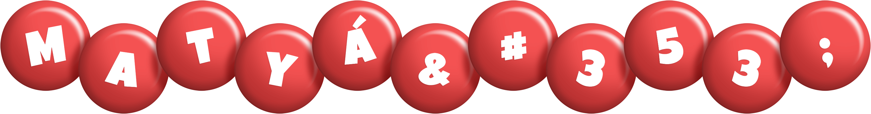Matyáš candy-red logo