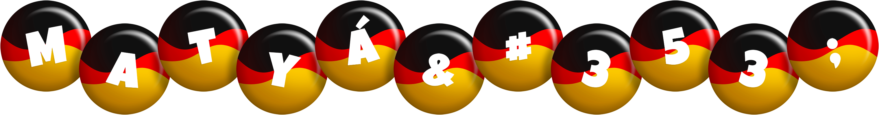 Matyáš german logo