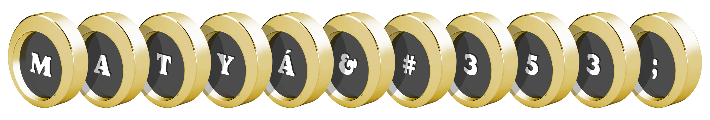 Matyáš gold logo