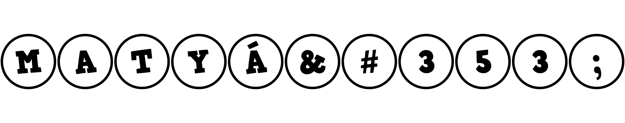 Matyáš handy logo