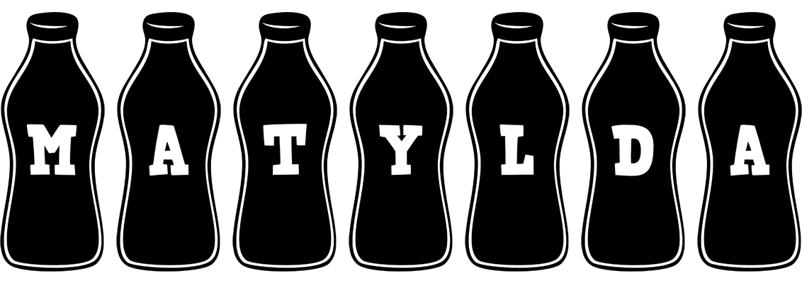 Matylda bottle logo