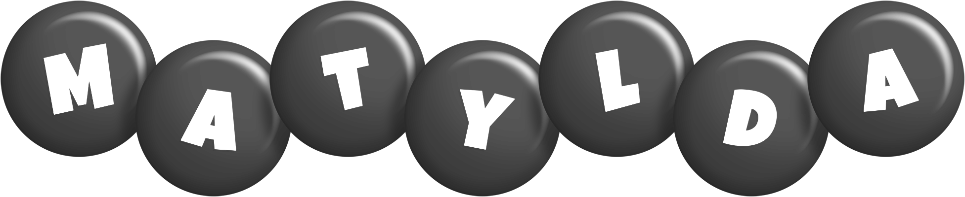 Matylda candy-black logo