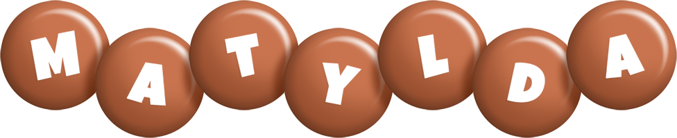 Matylda candy-brown logo