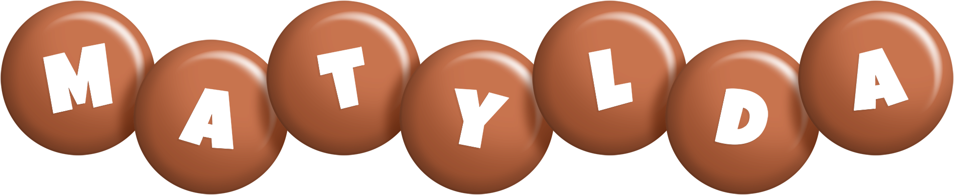 Matylda candy-brown logo