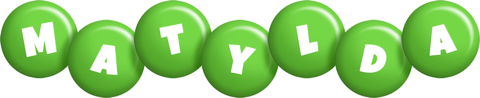 Matylda candy-green logo