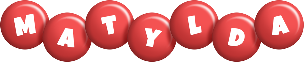 Matylda candy-red logo