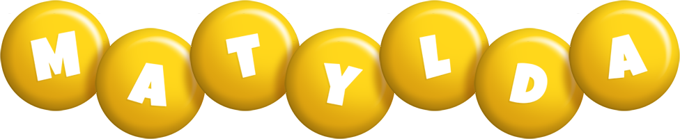 Matylda candy-yellow logo