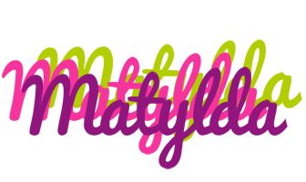 Matylda flowers logo